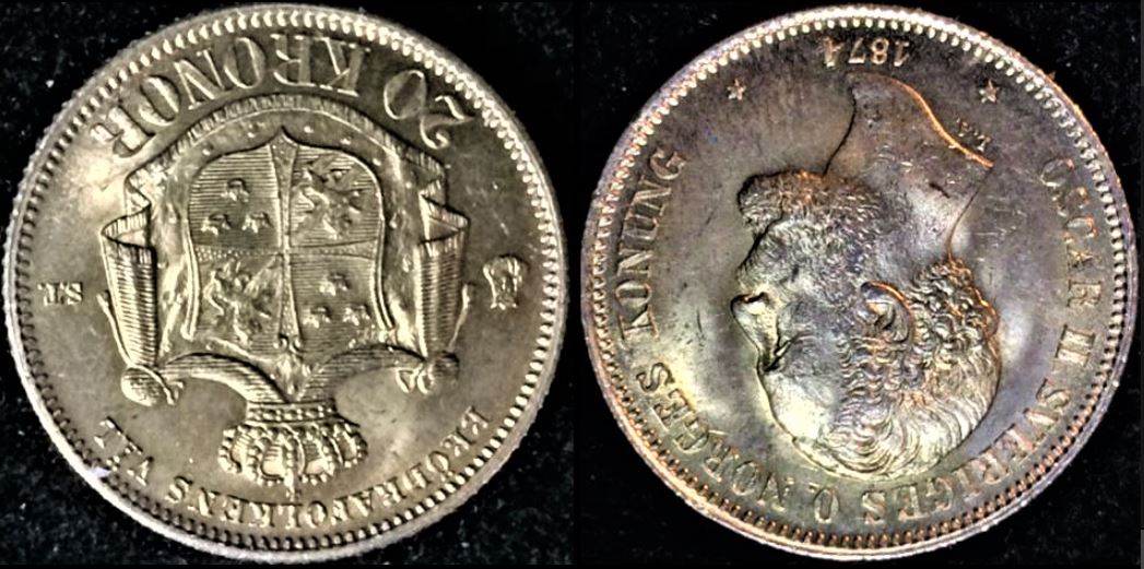 Sweden-1874-Gold-20-Kroner-Also-Why-Different-Upside-Down?