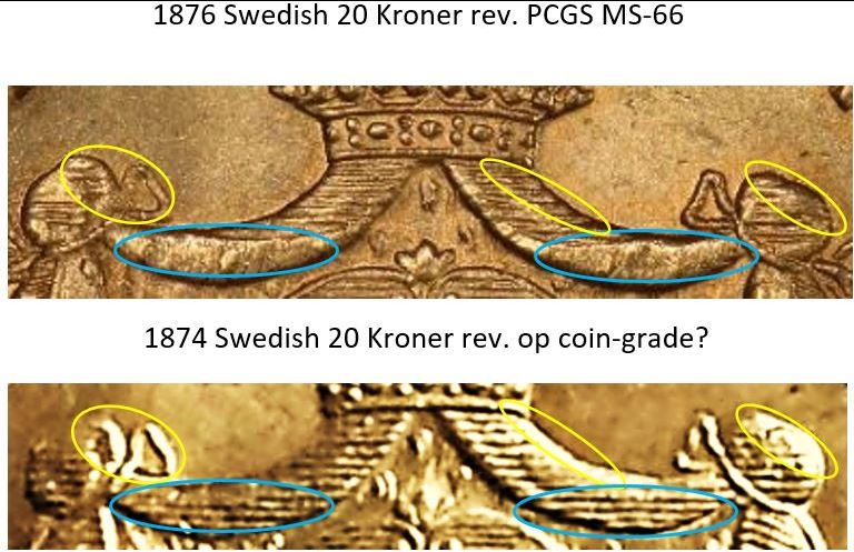 Sweden-1874-Gold-20-Kroner-Also-Why-Different-Upside-Down?