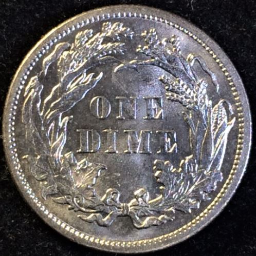 1885-Seated-Liberty-10c-Grade