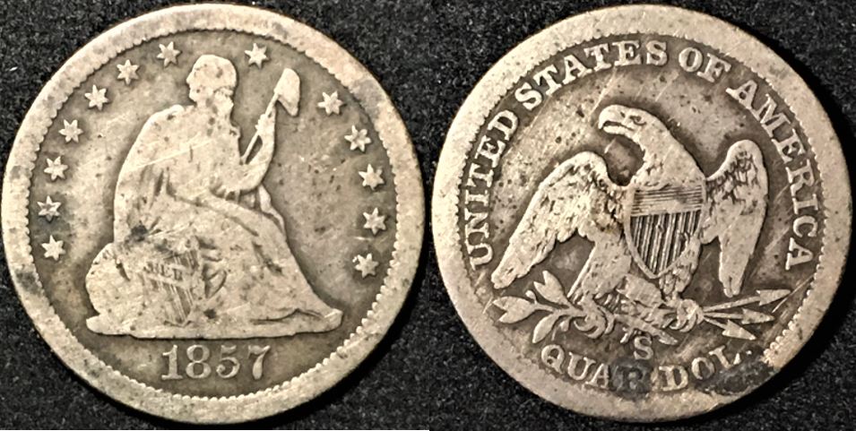 1857-S-Sl-25c-Grade-Required