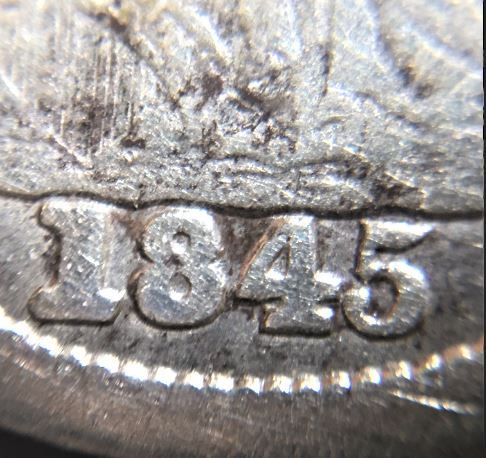 1845-Seated-Liberty-Dime-Variety-Check