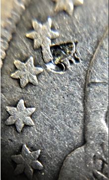 1842-O-Sl-10c-Surface-Ding-Near-A-Star