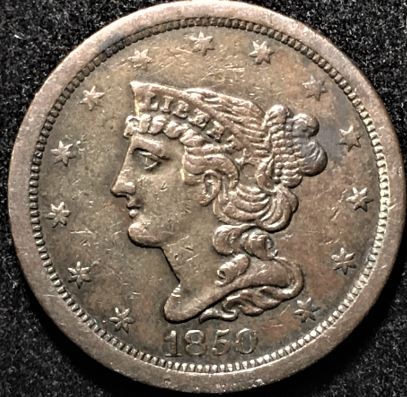 1850-H10c-Coronet-Head-Half-Cent-Grade-Needed