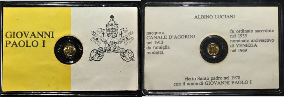 Giovani-Paolo-I-Pope-Paul-The-1st-Pastor-Bonus---Authentic-Gold-Token?