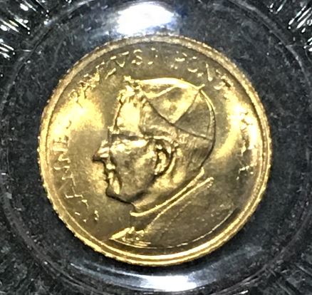 Giovani-Paolo-I-Pope-Paul-The-1st-Pastor-Bonus---Authentic-Gold-Token?
