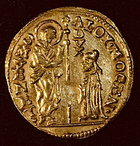 17?-Alvice-Mocenigo---St-Mark-Venice-Gold-Coin---Grade-.