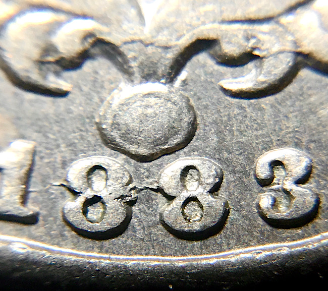 1883-Shield-Nickel---Recut-Motto?-&-3/2.-?