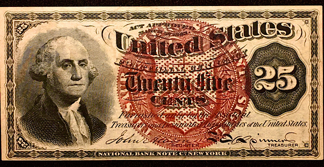 Fourth-Issue-$.25-Postage-Currency----Grade-And-Variety