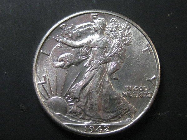 1942-P-Walking-Liberty-Half-Dollar.....au-?