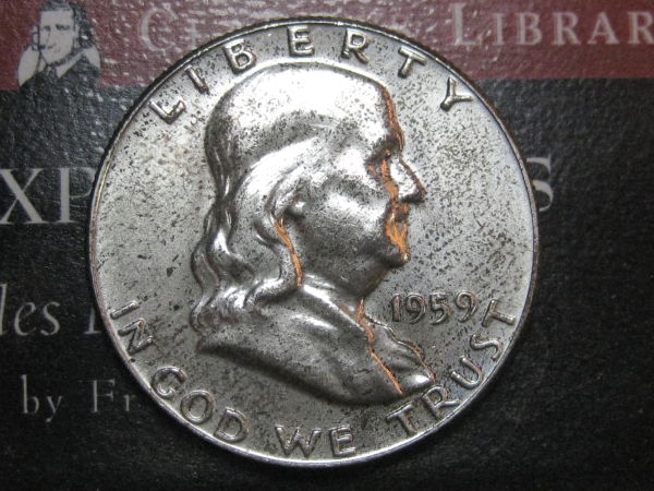 1959-Franklin-Half-Dollar.--Questions.