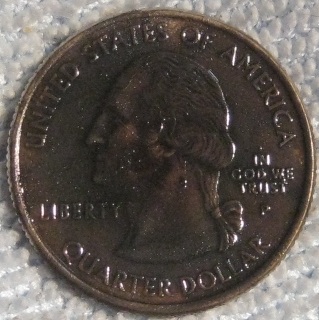 Here's-The-Gun-Bluing-On-A-Clad-Quarter---Artificial-Color