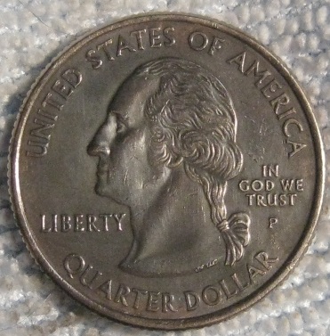 Here's-The-Gun-Bluing-On-A-Clad-Quarter---Artificial-Color