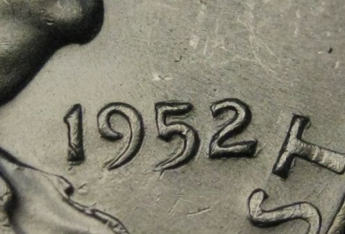 Double-Dated-1952-Franklin-Half-Dollar-Ms+