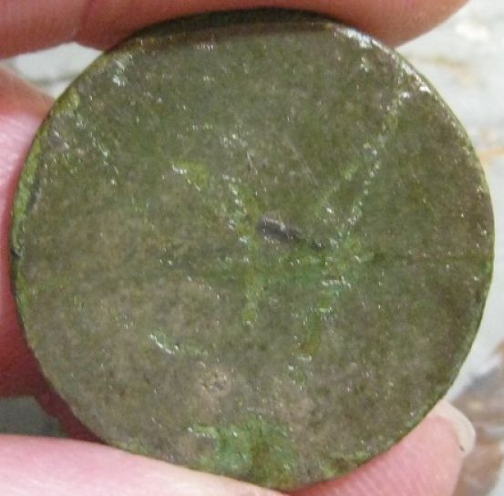 1797-One-Cent-Counter-Stamp-A-Real-Mess