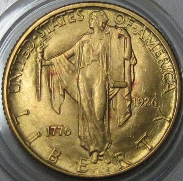 1926-Gold-Commemorative-Sesquicentennial-2-1/2-Dollar