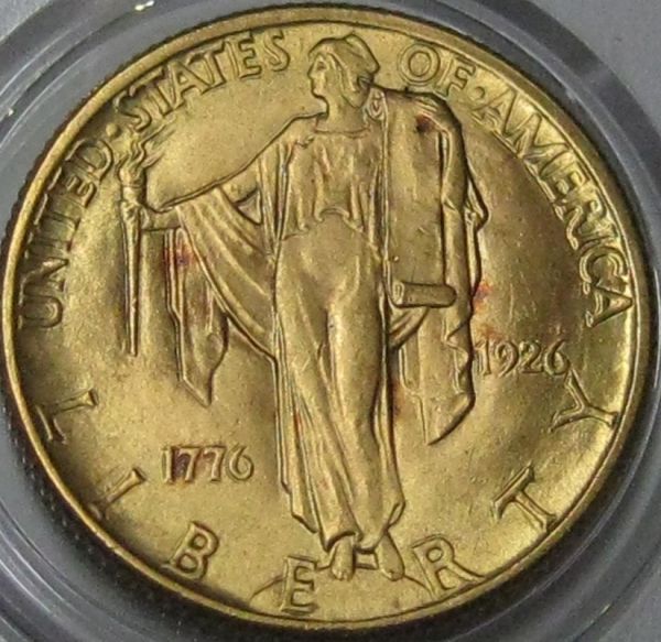 1926-Gold-Commemorative-Sesquicentennial-2-1/2-Dollar