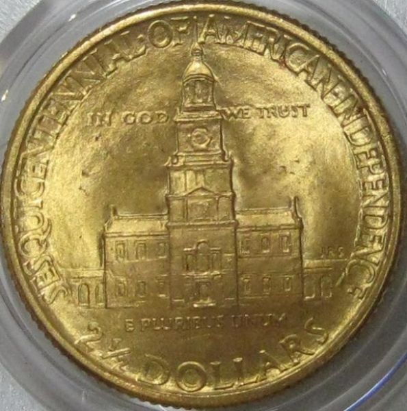 1926-Gold-Commemorative-Sesquicentennial-2-1/2-Dollar