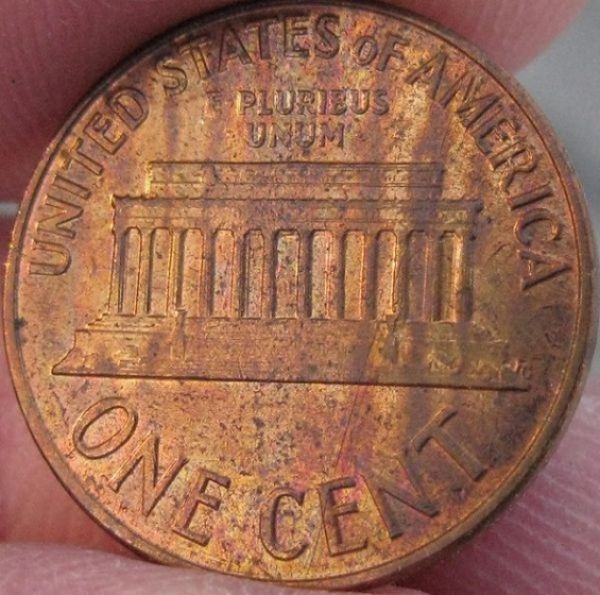 1961-D-Lincoln-Memorial-Cent-Tone-MS-+-?