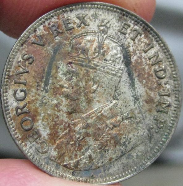 East-Africa-1924-Silver-1-Shilling-With-Tone