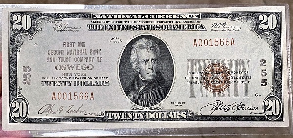 1929-National-Currency-Type-II-Oswego-New-York-Extra-Crispy-$20