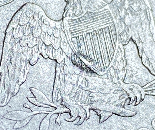1877-Seated-Quarter-Raised-Bump-On-Reverse