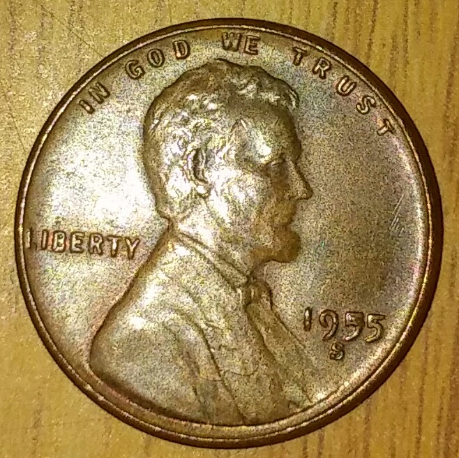 1955-S-Penny..top-Of-Both-5's-And-S..?