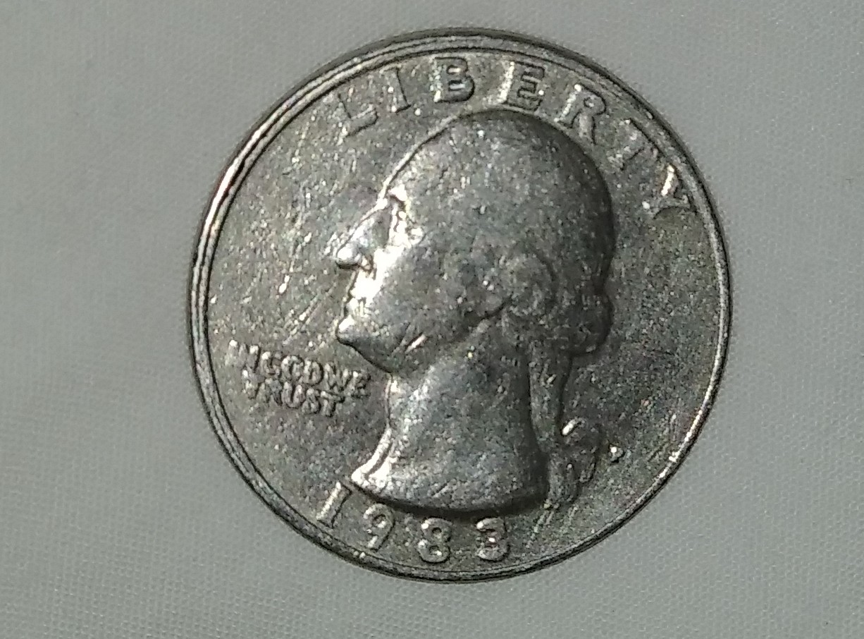 Rare-1983-P-Quarter-With-Doubled-Rim-And-Possible-DDR
