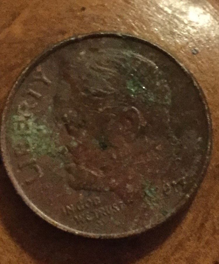 Dime-Missing-Clad-Layer?