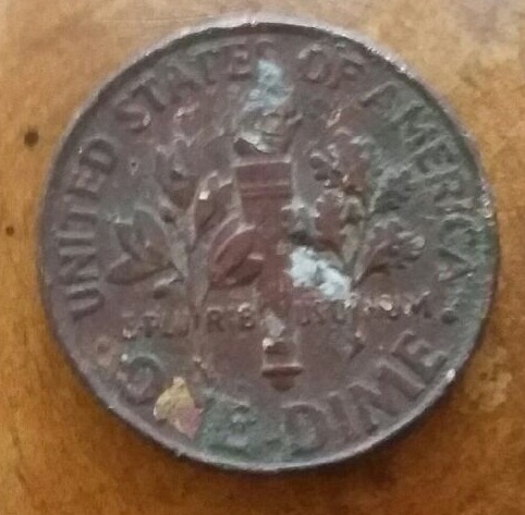 Dime-Missing-Clad-Layer?