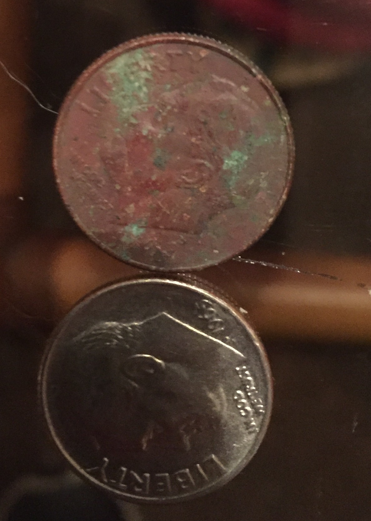 Dime-Missing-Clad-Layer?