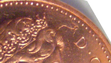1970-Canadian-Cent-Struck-Through-String