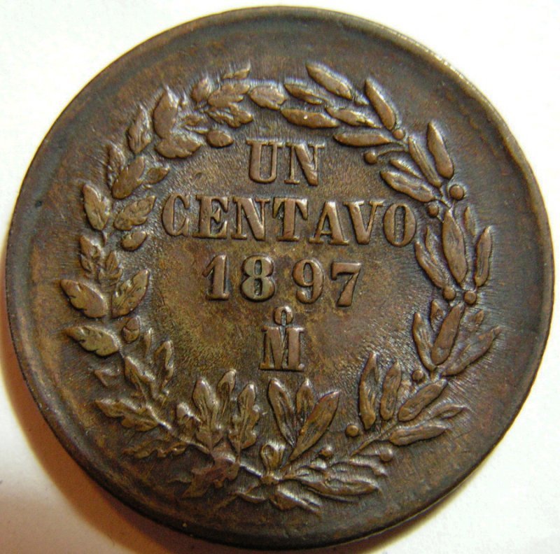 1897--Un-Centavo