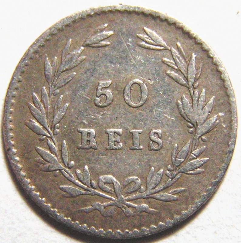 1861-Portugal-50-Reis