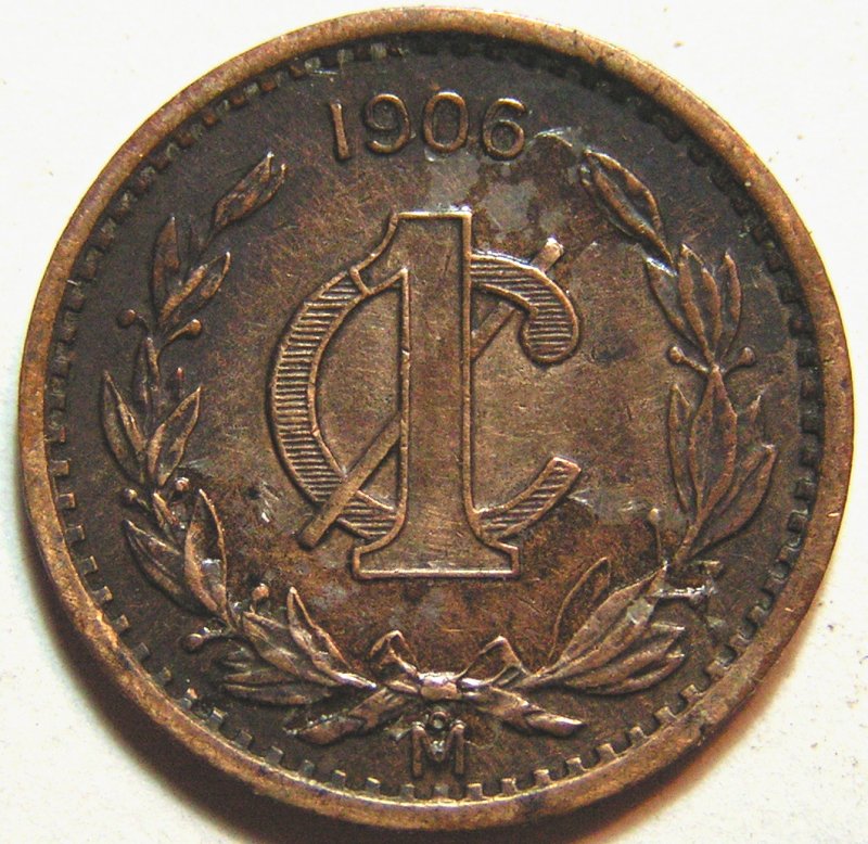 Mexico-1906-Wide-Date-,-Narrow-Date