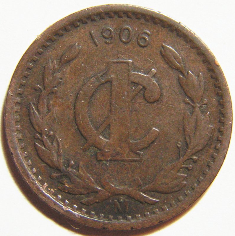 Mexico-1906-Wide-Date-,-Narrow-Date