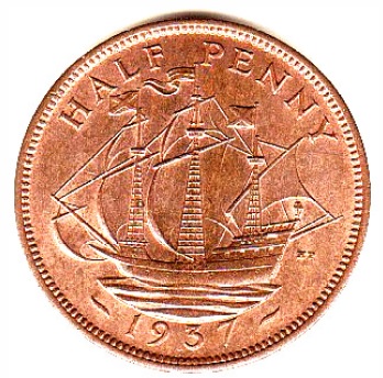1937-British-Half-Penny