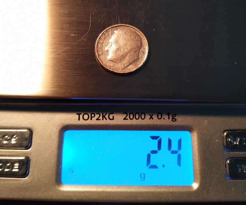 Silver-Roosevelt-Dime-Struck-Through-Grease?-Much,-Much-More-To-See-Too-!