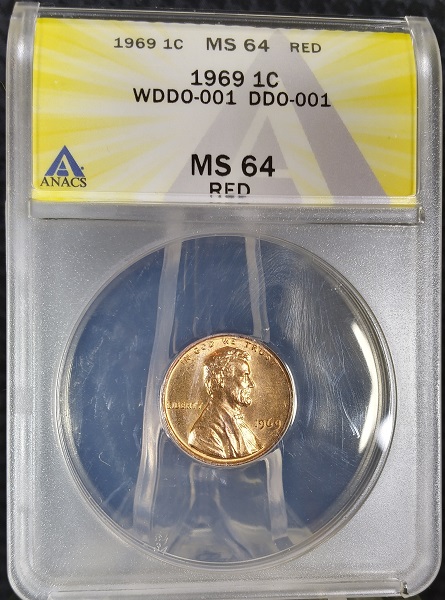 1969-WDDO-001-DDO-001-ANACS-MS-64RD-Lincoln-Cent-1-Of-14-Only-3-Higher