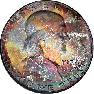 1954-S-Franklin-Half-Dollar-Toned