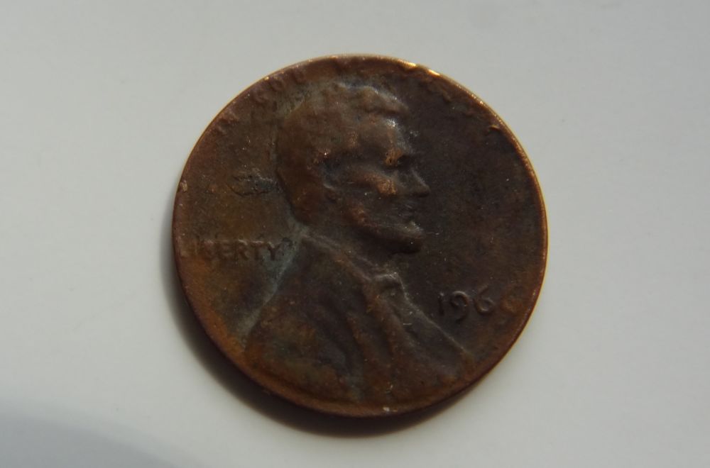 1966-Lincoln-Cent-Smaller-And-Thinner-Than-A-Normal-Lincoln-Cent.