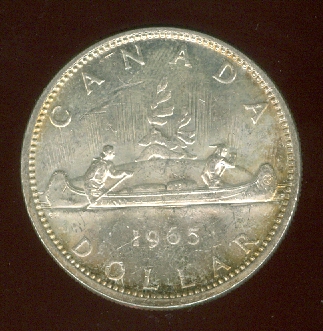 Is-This-1965-Canadian-Dollar-Pointed-Large-Type-4-PL-65-Proof-Like?