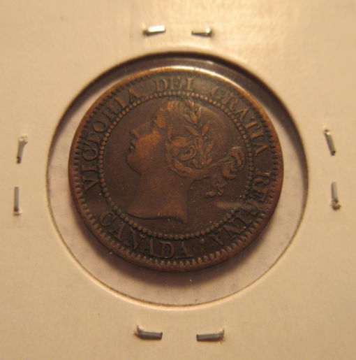 1858--Canada-Large-Cent-And-Its's-Varieties
