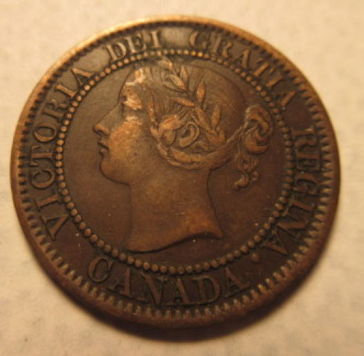 1858--Canada-Large-Cent-And-Its's-Varieties