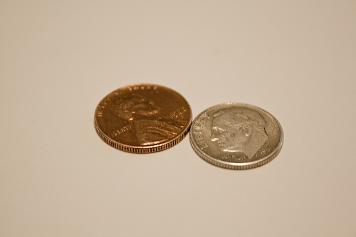 1960-D-Large-Over-Small-Reeded-Penny---Rare-Error-?