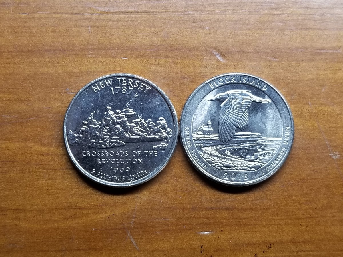 1999-New-Jersey-Quarter-With-Reflective-Backside