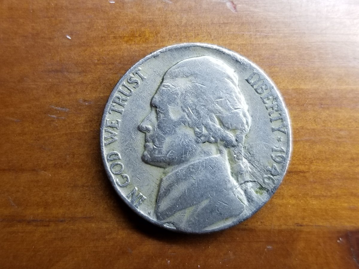 Lamination-Error-On-1946-Nickel