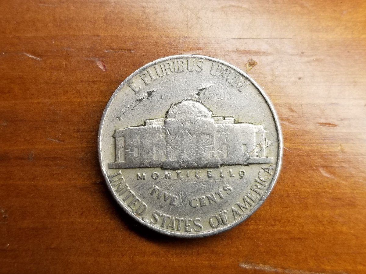 Lamination-Error-On-1946-Nickel