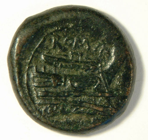 Roman-Bronze-Coin-|-Republic-Semuncia-C.200Bc