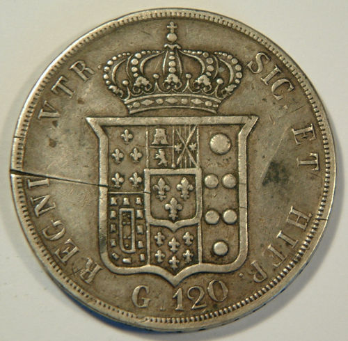 Date-Misaligned-On-Italian-120-Grana-Coin