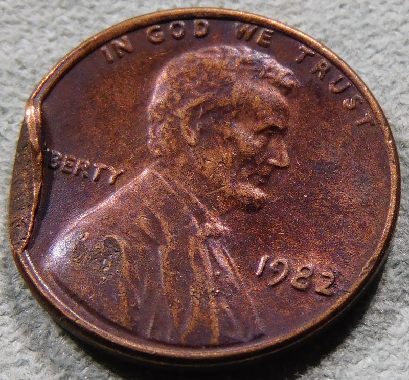 Penny-1982-Post-Mint-Damage.-How?